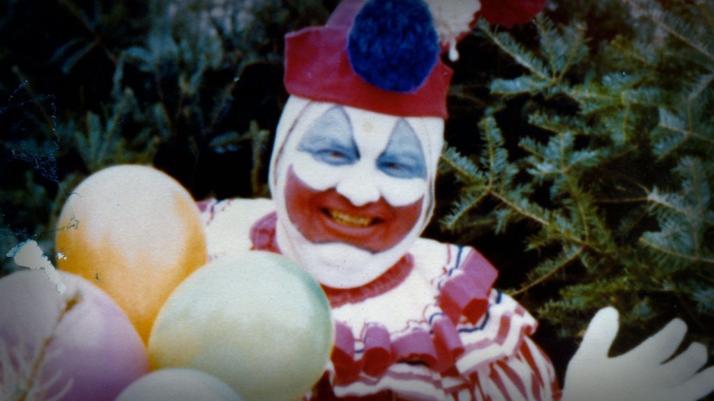 de gekke seriemoordenaar John Wayne Gacy als clown