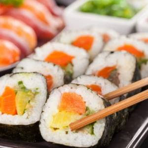 meest populaire eten sushi