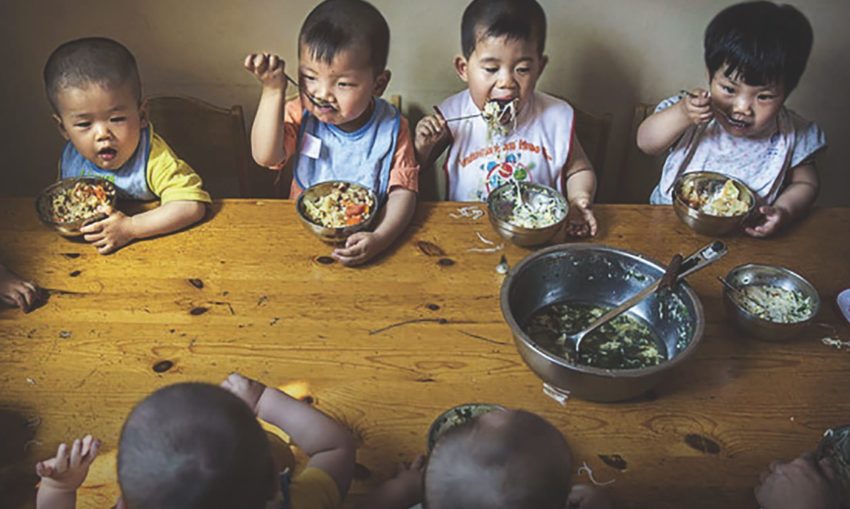 kinderen in noord-korea