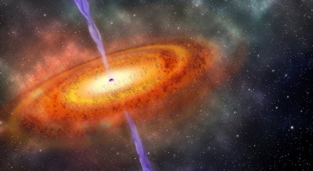 oudste zwart gat - astronomie