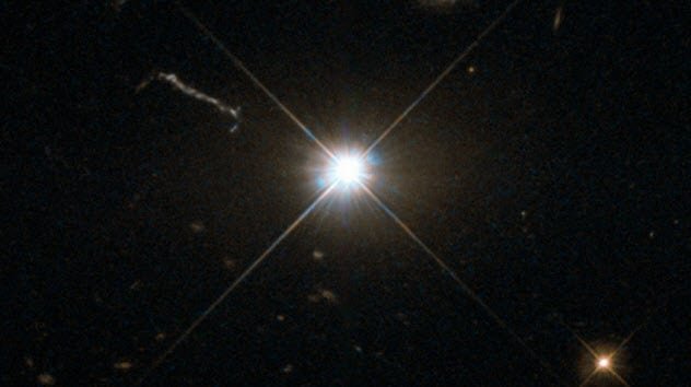 snelst groeiende zwart gat - astronomie
