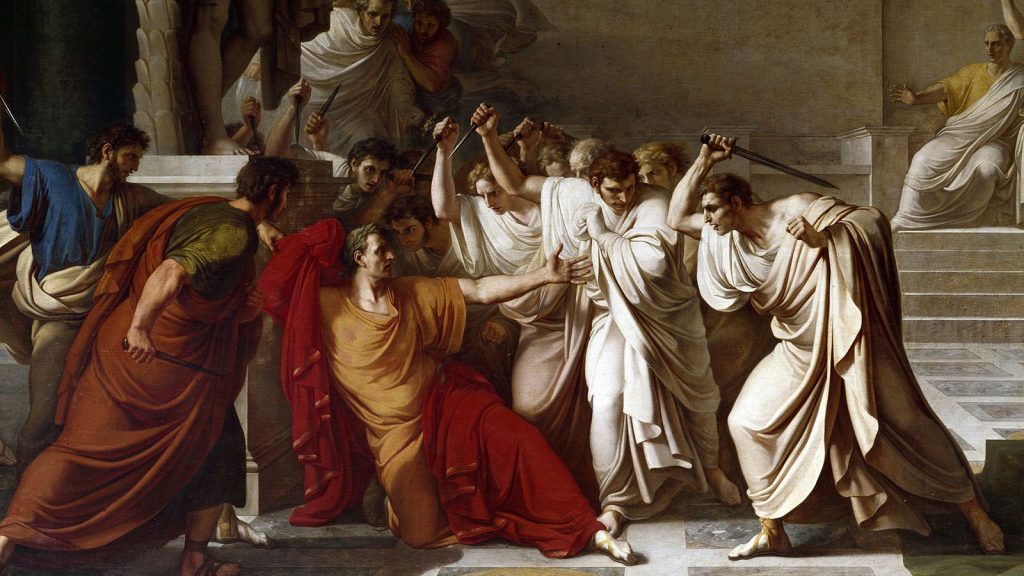 de moord op keizer julius caesar van rome