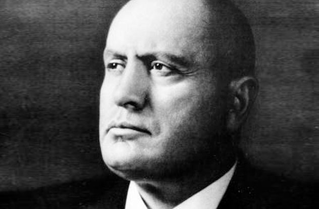 dictator Benito Mussolini