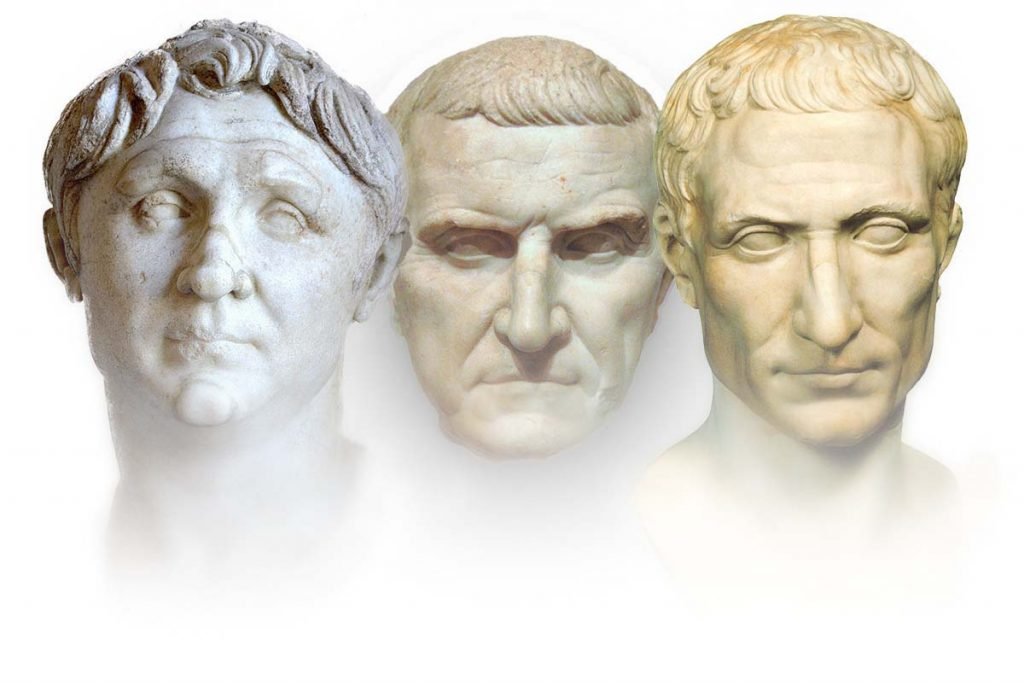 eerste triumviraat van julius caesar pompeius en crassus