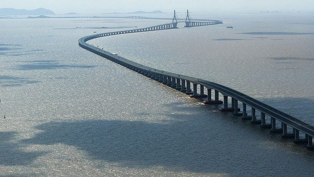 langste bruggen - Lake Pontchartrain Causeway, USA