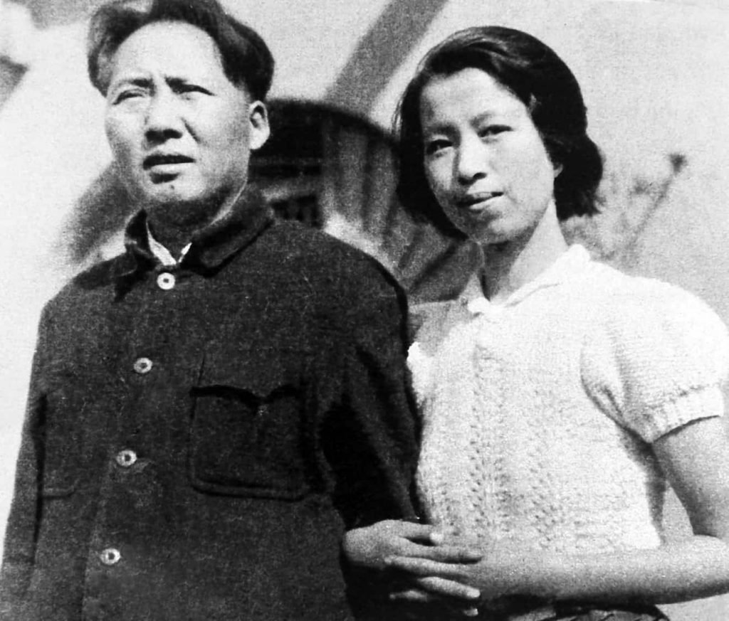 mao en Jiang Qing zijn vrouw