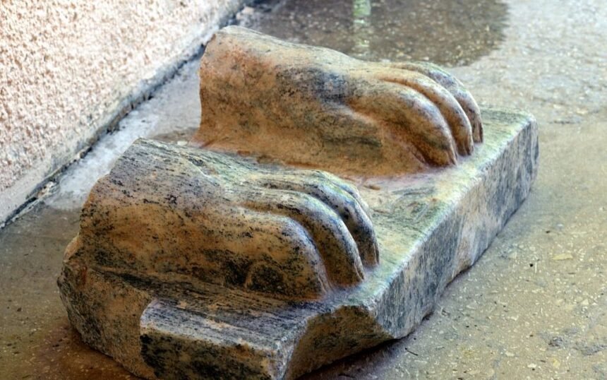 mysteries van het oude egypte - een sfinks in israel