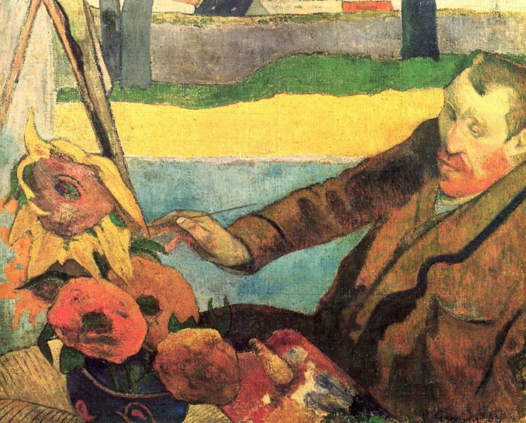 portret van Gauguin door van gogh