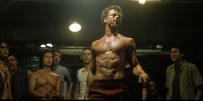 tofste antihelden in films - Brad Pitt in Fight Club