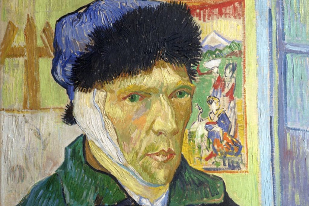 zelfportret als ziek man van gogh