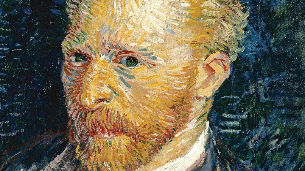 zelfportret van gogh - schilderij