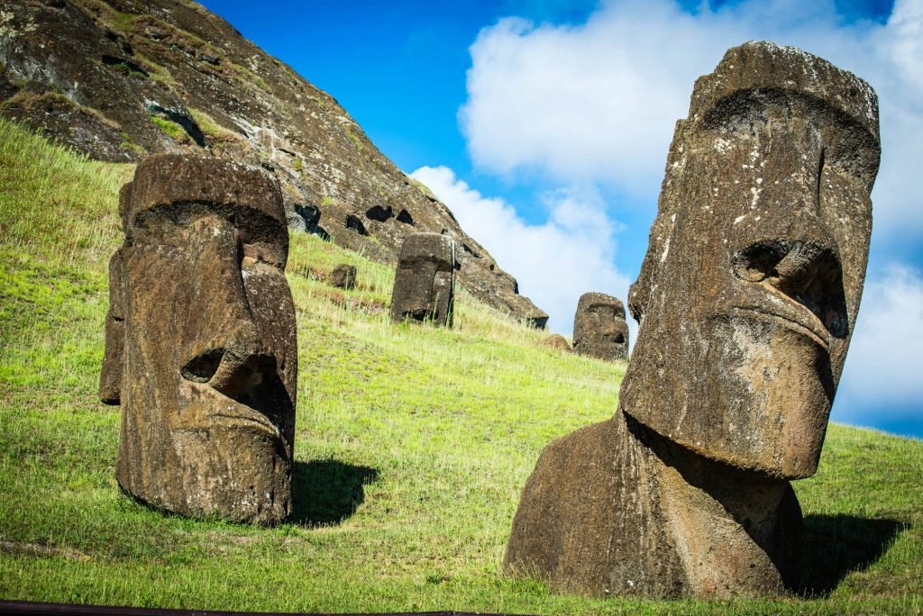 Moai beelden paaseiland chili