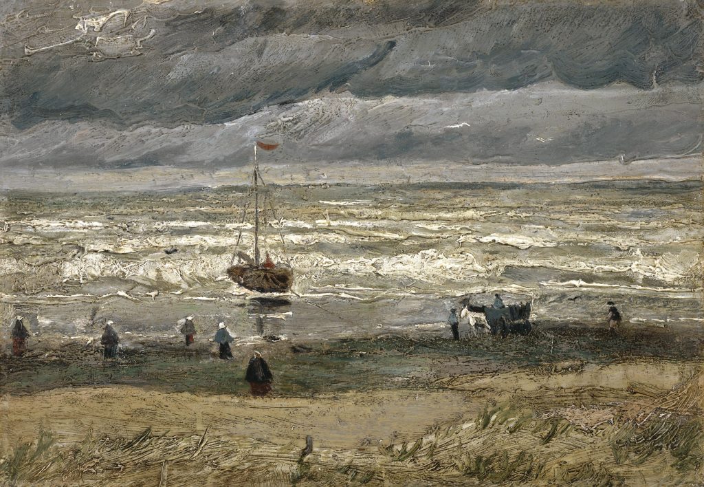 Zeegezicht bij Scheveningen van gogh