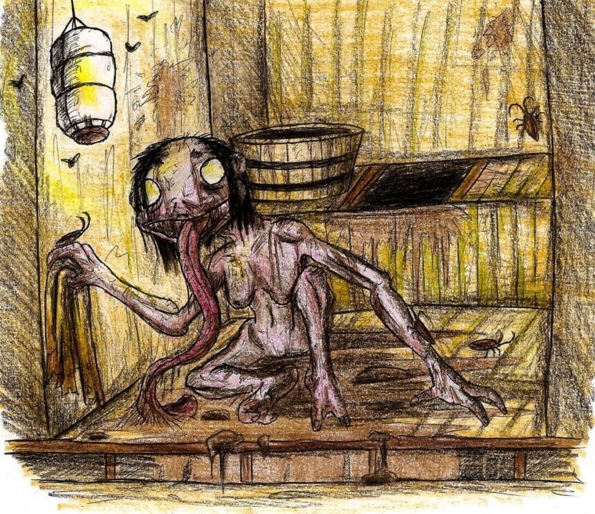 akaname de vuil likker demon