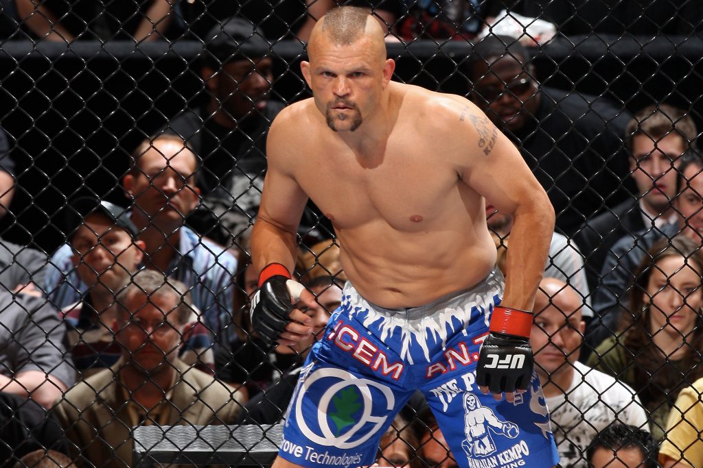 cage fighting Chuck Liddell