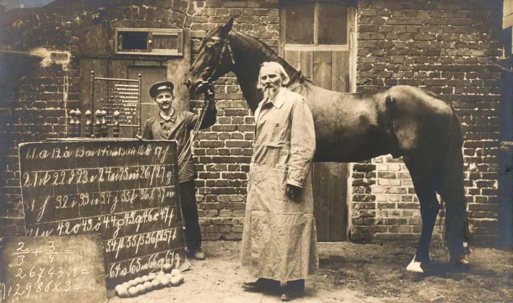 clever hans of slimme hans het paard dat kon tellen