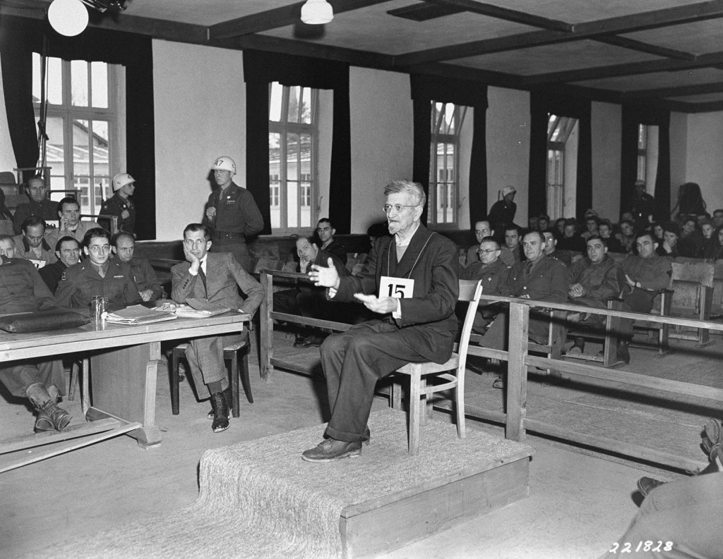 dokter Klaus Schilling op zijn proces