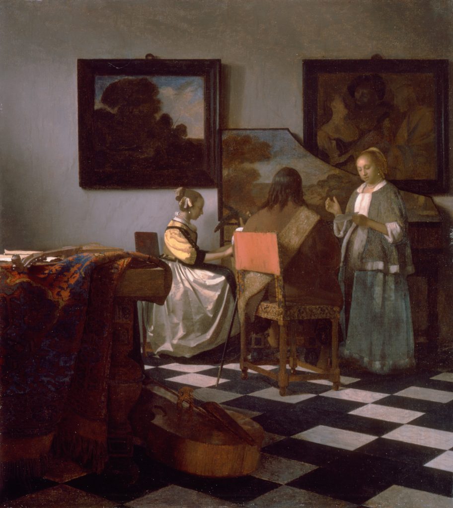 Het concert, by Johannes Vermeer