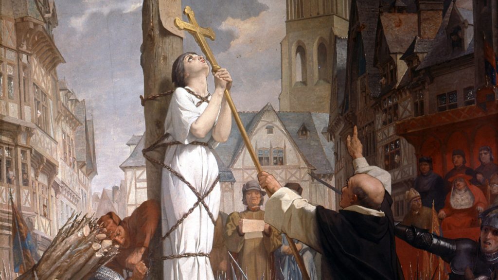 jeanne d'arc op de brandstapel - vormen van executie en marteling