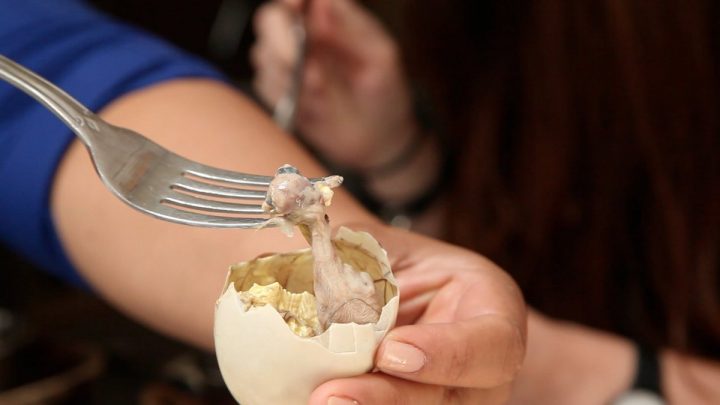 vieze dingen die de chinezen eten balut