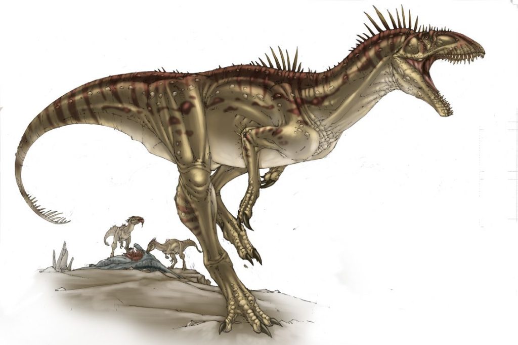 Deltadromeus grootste vleesetende dinosauriërs