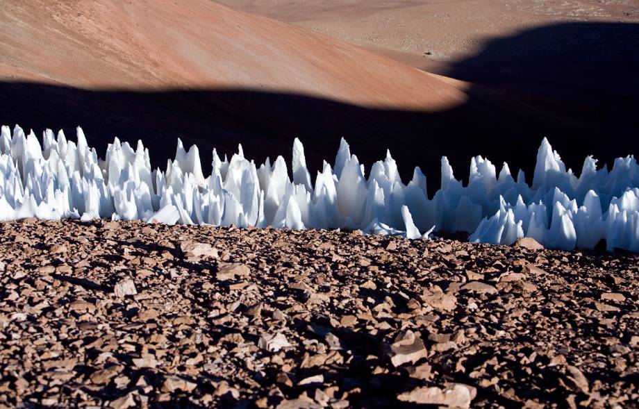 Penitentes wonderen van de natuur