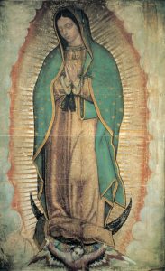 Tilma van Juan Diego met de Maria van Guadalupe