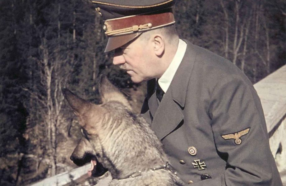 adolf hitler en zijn duitse herder