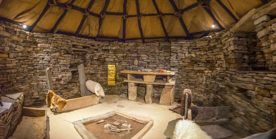 skara brae gebouw huis verloren dorp