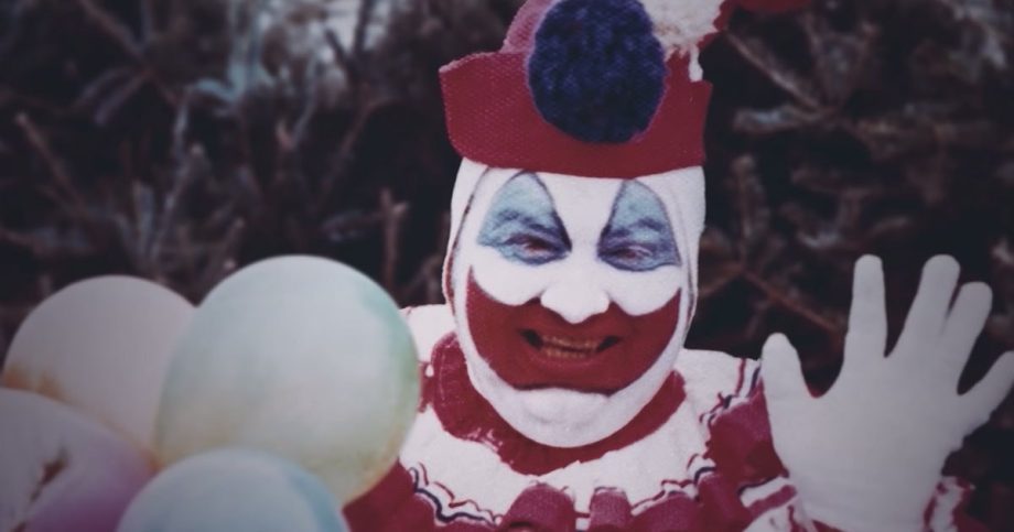 john wayne gacy verkleed als clown