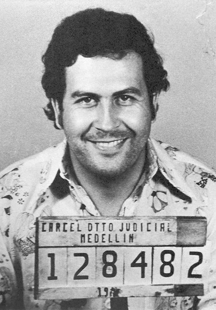 officieel mushot van Pablo escobar